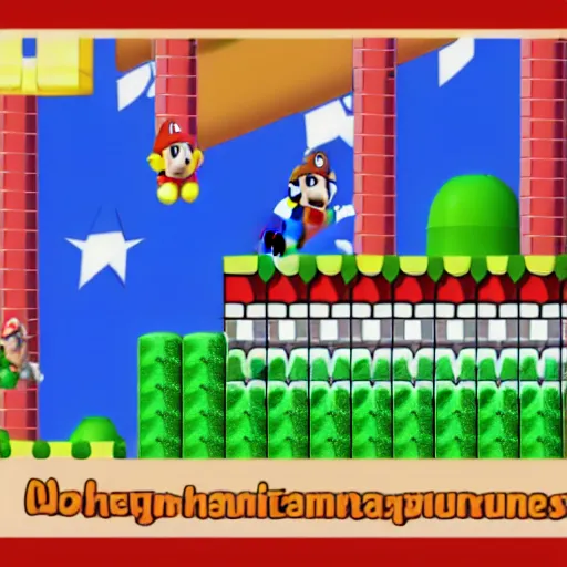 Image similar to screenshot of sml super mario logan video