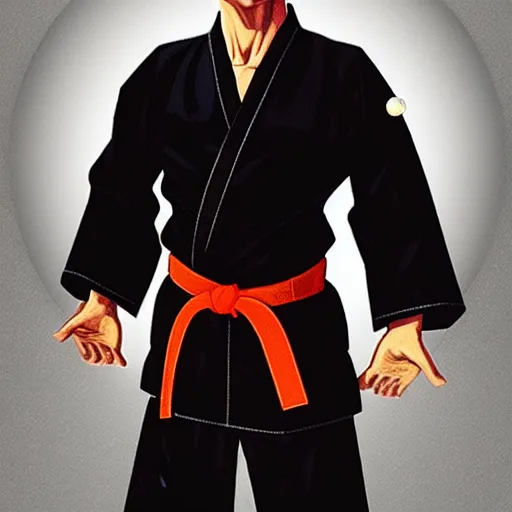 Image similar to kurdish! martial arts sensei in dragon ball z season 1, 8 k, high resolution, promotional