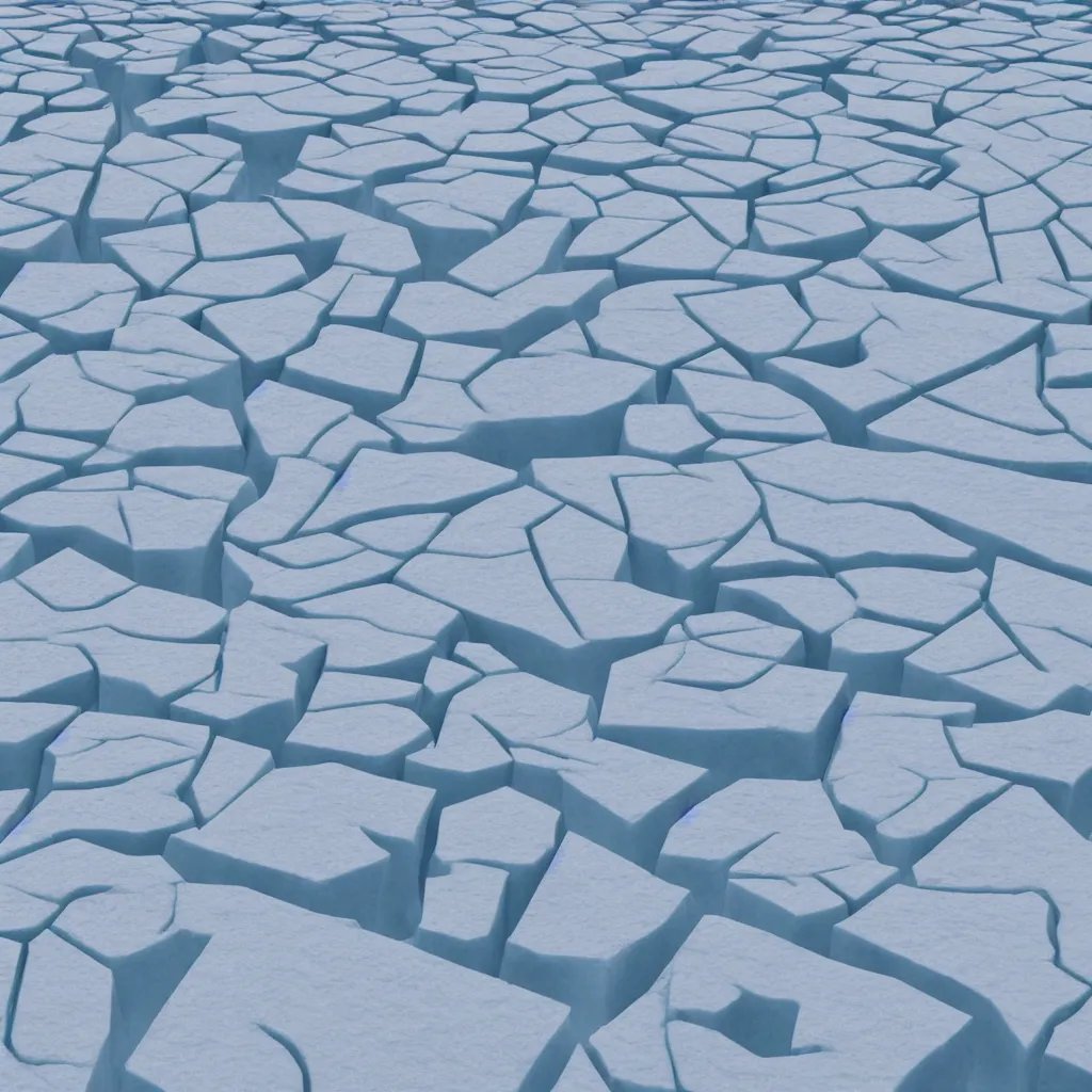 Image similar to wimmelbilder maze ice sheets in the arctic, unreal engine, octane render, isometric, very sharp