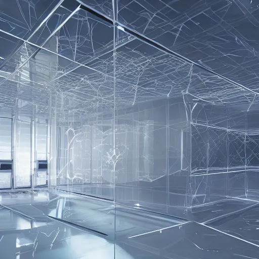 Image similar to sci-fi futuristic clear wall panel structure y x o u on the coronation of napoleon painting and point cloud in the middle, unreal engine 5, keyshot, octane, artstation trending, ultra high detail, ultra realistic, cinematic, 8k, 16k, primary in style of zaha hadid, in style of nanospace Michael Menzelincev, in style of Lee SOUDER, colors in style of the Blade Runner 2049, in plastic, dark, tilt shift,