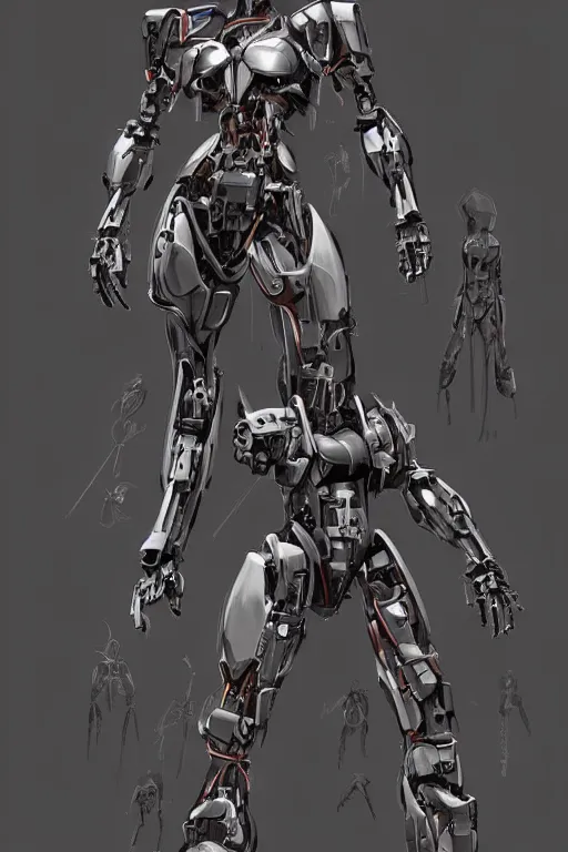 Image similar to full body cyborg female concept art, humanoid form, evil mecha muscle, horseshoe crab squid, digital art, in the style of ben lol, brian sum, ramil sunga, herbert lowis, furio tedesschi, christopher cao, frederic daoust, joe botardo, artstation, pinterest, deviantart, photoshop, unreal engine