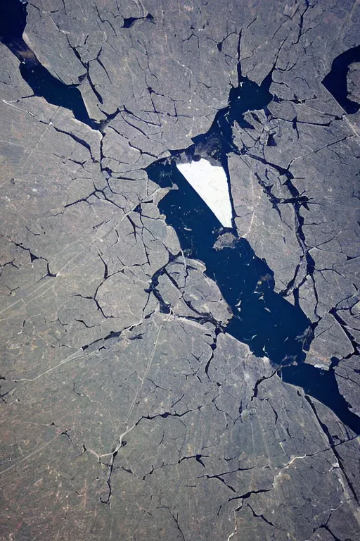 Image similar to photograph of giant crack! in! the! sky!!!!!!!!!!!!!!!!!! above southern california city