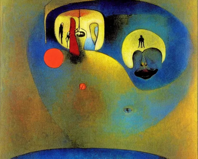 Image similar to Void of the soul. Odilon Redon. Dali. Roberto Matta.