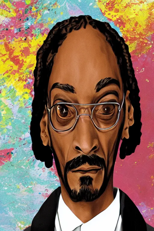 Image similar to Portrait of Snoop Dogg Johnson as hololive vtuber anime