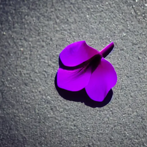 Image similar to closeup photo of 1 lone purple petal flying above a playground, aerial, shallow depth of field, cinematic, 8 0 mm, f 1. 8 - c 1 1. 0