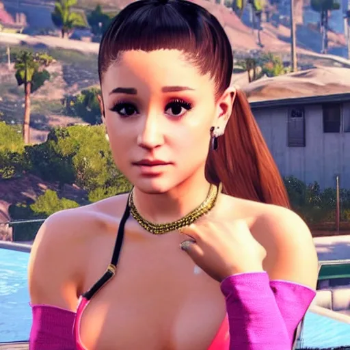 Image similar to Ariana Grande in GTA 5