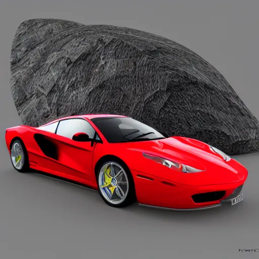 Prompt: Car themed fractal, 3d fractal, ferarri, supercar