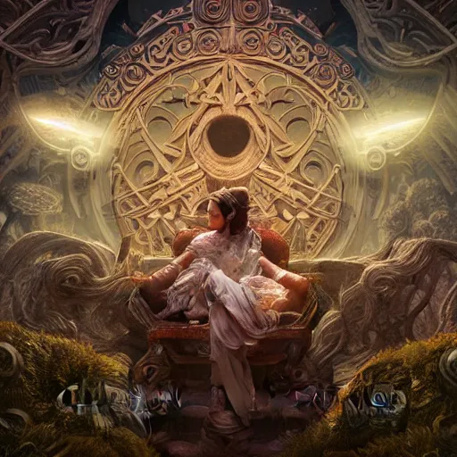 Prompt: neverending story generative palace, ultra realistic, neon lights, concept art, intricate details, serious, highly detailed, photorealistic, octane render, 8 k, unreal engine, art by todd mcfarlane and artgerm and greg rutkowski and alphonse mucha