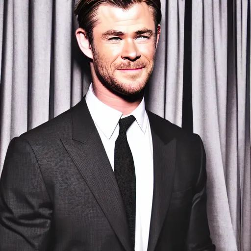 Prompt: photo booth photostrip of Chris Hemsworth, black and white