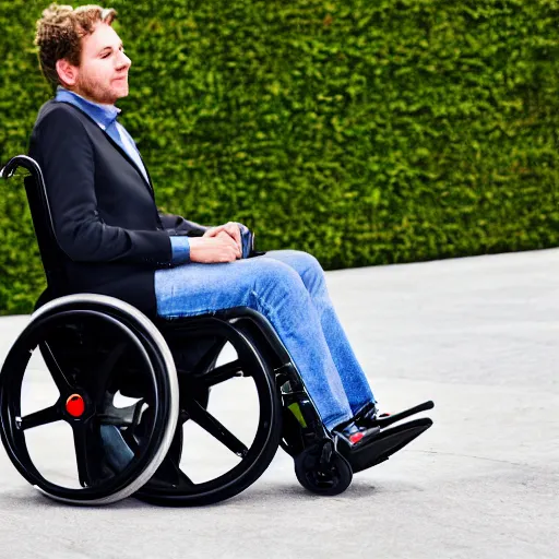 Image similar to wheelchair designed by Ferrari