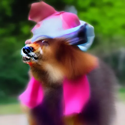 Image similar to dog wearing a hat