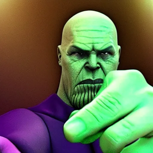 Image similar to thanos thumbs up