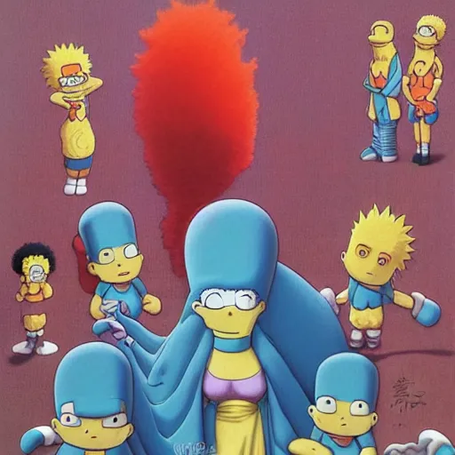 Marge and lisa anime characters is crazy 😳🔥, W🔥, ❤️, #margesimpson