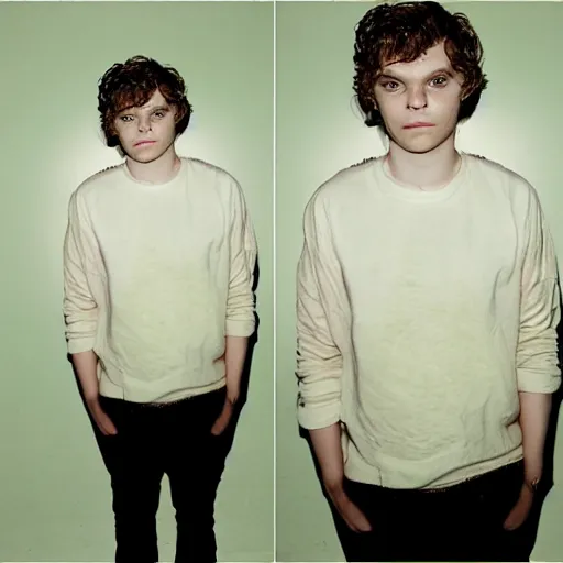 Image similar to evan peters photographed by terry richardson