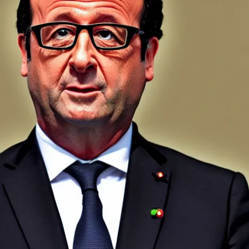 Image similar to François hollande is a super saiyan, by easo andrews