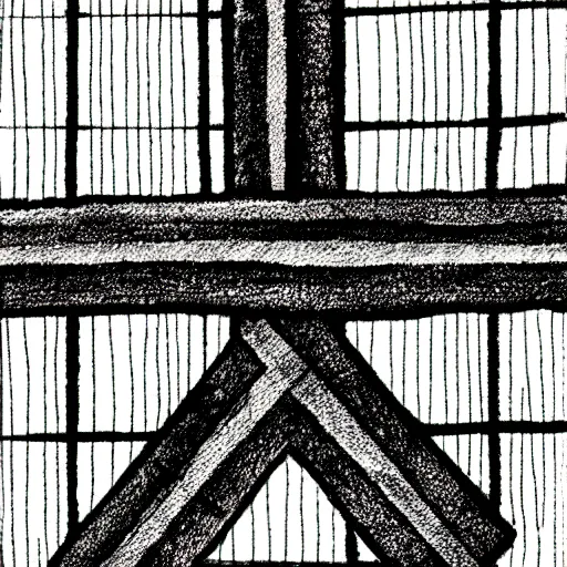 Image similar to pen and ink cross hatched texture, black and white high contrast, hatching