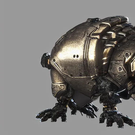 Prompt: Cybernetic rat with glowing metallic armor, photorealistic, unreal engine, detailed