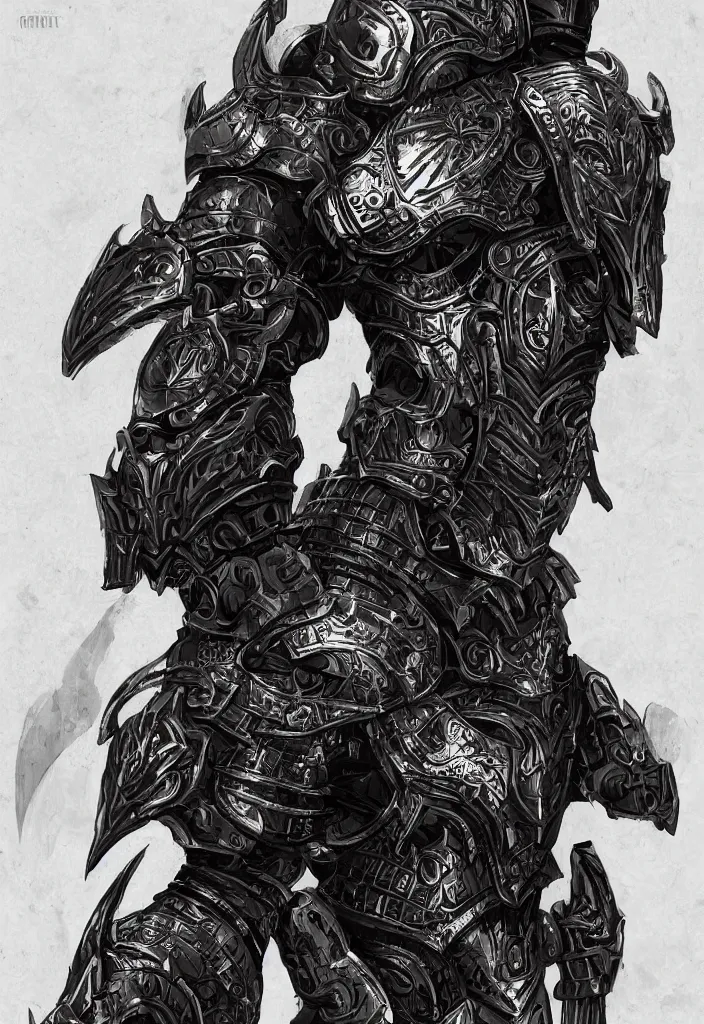 Image similar to armored black knight, fantasy, trending on artstation, digital art, intricate details