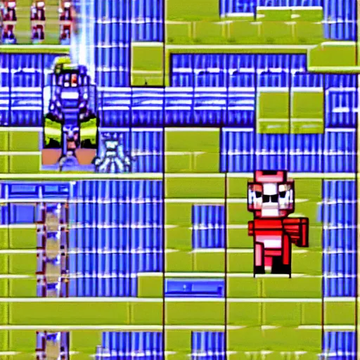 Image similar to megaman snes sprites