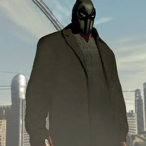 Prompt: bane from the dark knight rises in gta iv