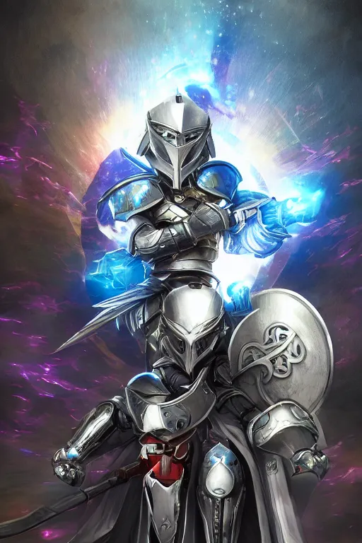 Image similar to helmet armor guardian destiny in witch queen illumination ray tracing hdr fanart arstation by sung choi robot ninja mask and eric pfeiffer and gabriel garza and casper konefal