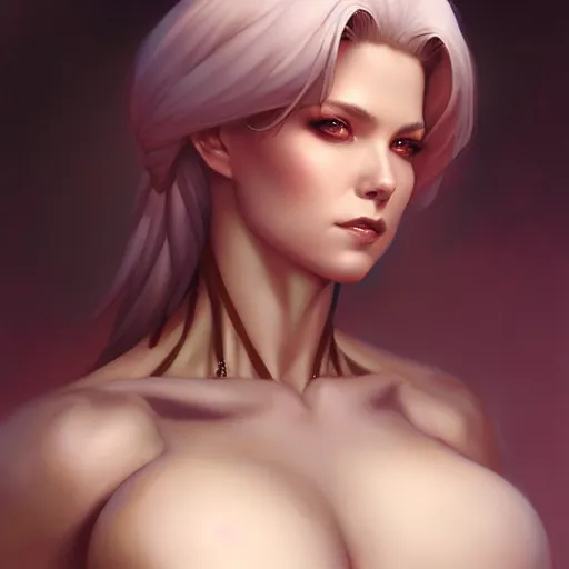 Image similar to skairipa , by artgerm, by krenz cushart, by peter kemp, by ross tran