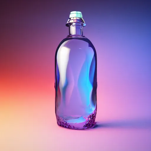 Prompt: A fantasy potion bottle, octane render, trending on artstation