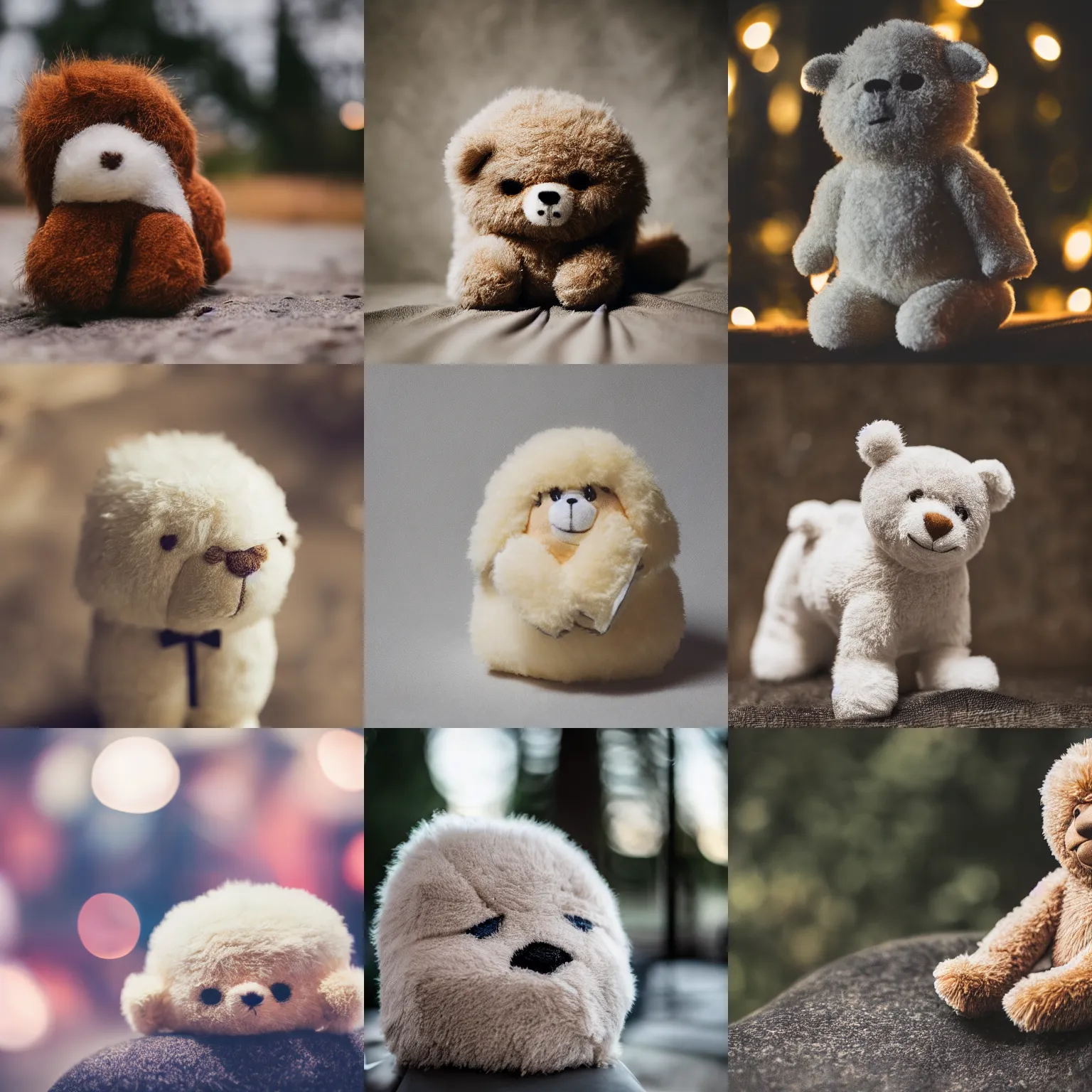 Prompt: fluffy plush of dwayne johnson, Photography, Bokeh, F/22, 4k, Super-Resolution