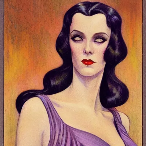 Image similar to an art nouveau streamline moderne portrait in the style of charles dulac and anna dittmann and donato giancola.