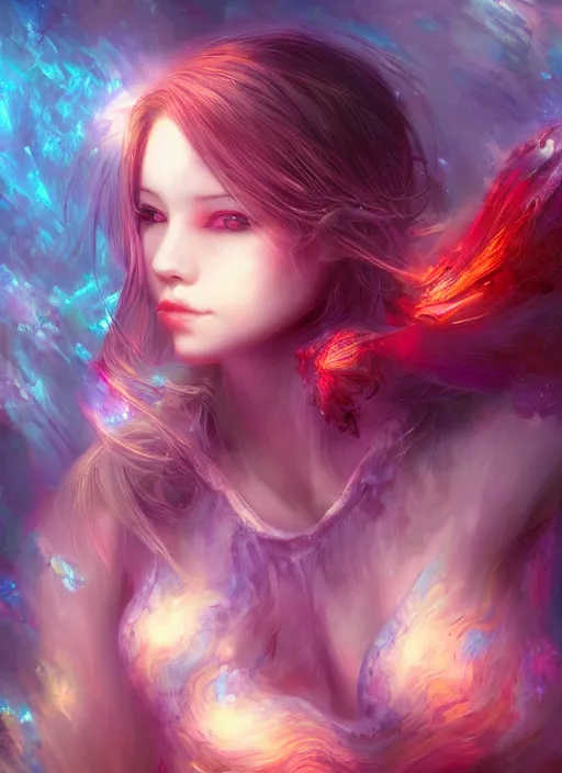 Image similar to dreamscape, female, ross tran!!!, vivid colors, anatomical, highly detailed sculpture, intricate detailed, ommatidia, 8 k, cinematic atmosphere, post - processing