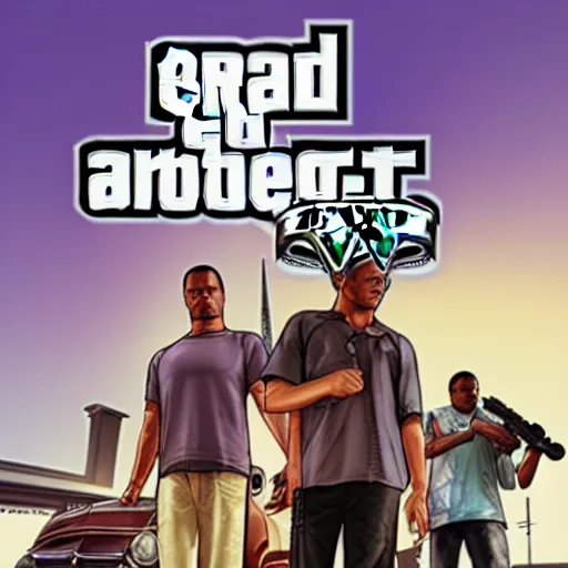 Prompt: grand theft auto 6 video game cover