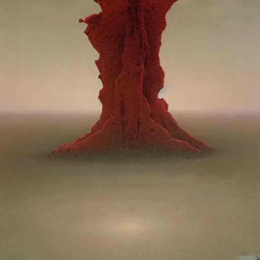 Image similar to Joe Biden. Loss. Zdzisław Beksiński