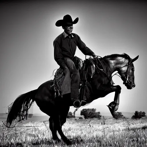 Image similar to Obama as a Cowboy, epic quality, sharp focus, western, movie still, 8k, yellow tint, dramatic,