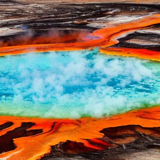 Image similar to Dover Castle in the Grand Prismatic Spring, Yellowstone