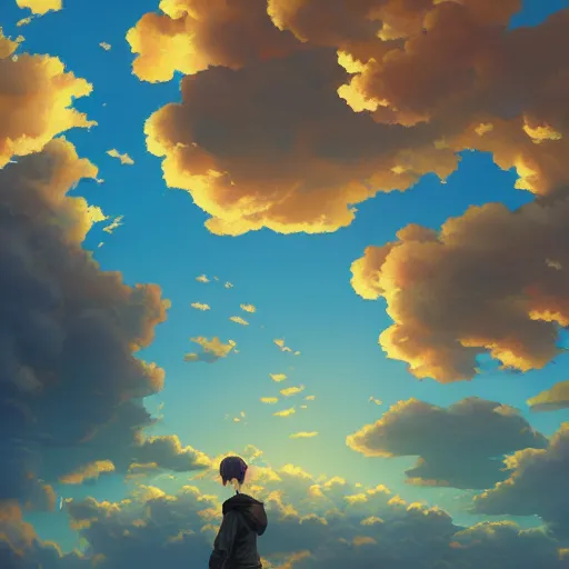 Prompt: highly detailed illustration of heart shaped clouds at sunset by makoto shinkai, by oliver vernon, by joseph moncada, by damon soule, by manabu ikeda, by kyle hotz, by dan mumford, by otomo, 4 k resolution