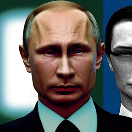 Image similar to vladimir putin in the movie matrix