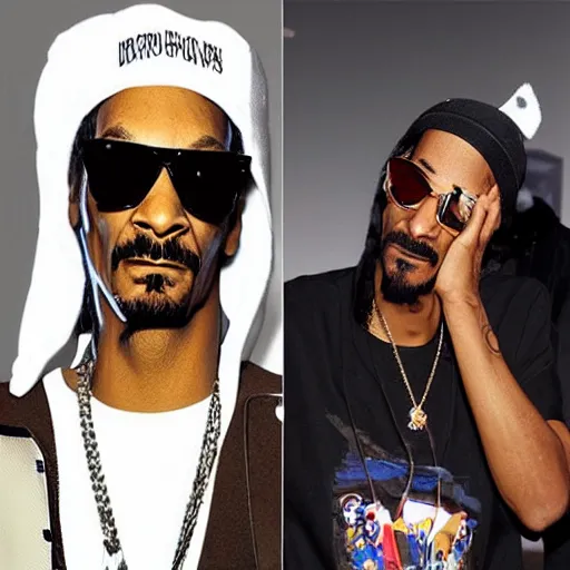 Prompt: snoop dog in shape of iphone