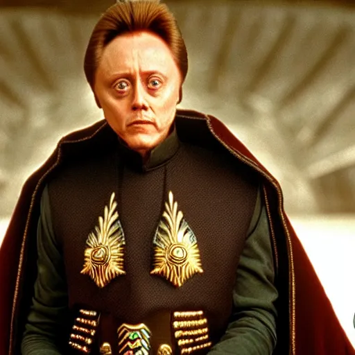 Image similar to christopher walken as emperor shaddam iv in dune