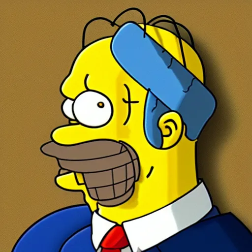 Image similar to homer simpson in real life