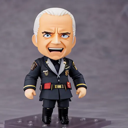 Prompt: A badass Photo of biden as An anime Nendoroid in marvel movie, Award winning Photography, 50 mm, perfect faces