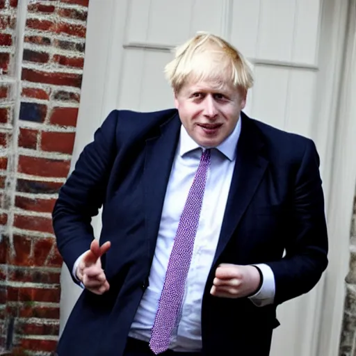 Prompt: a photo of boris johnson