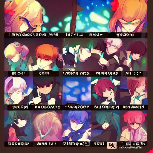 Prompt: pixelhell pleasant palette anime trending on pixiv