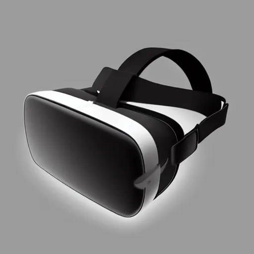 Image similar to vr headset designed by Apple tech, product photography