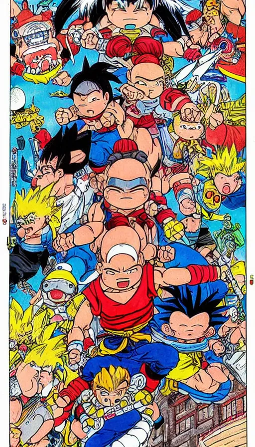 Prompt: rage, by akira toriyama