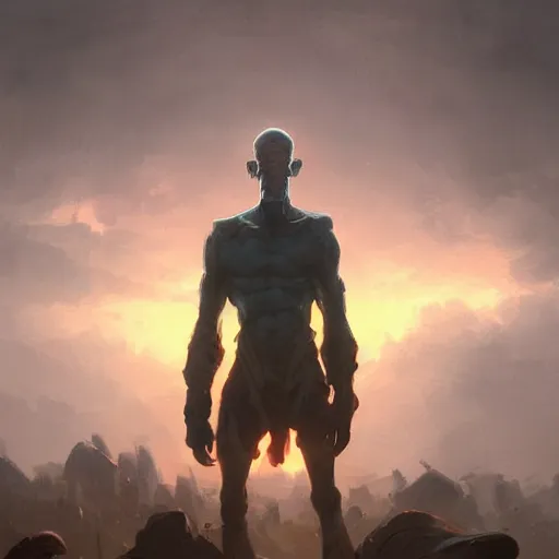 Image similar to handsome squidward, dramatic lighting, cinematic, establishing shot, extremly high detail, photorealistic, cinematic lighting, artstation, style by greg rutkowski