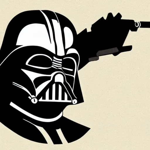 Image similar to darth vader vector illustration