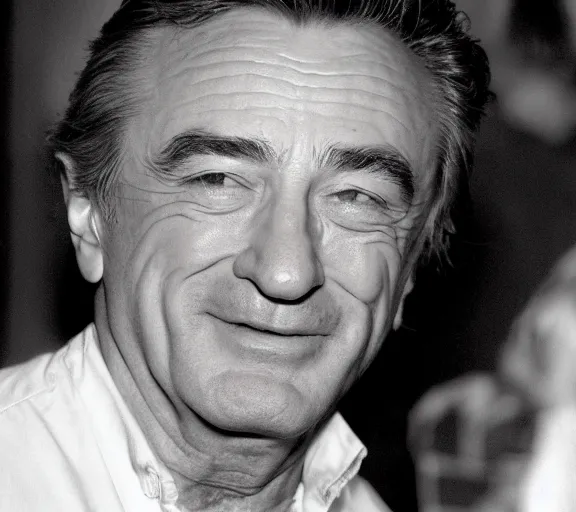 Image similar to a studio photograph of Robert DeNiro