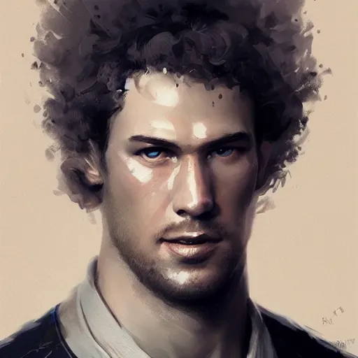 Prompt: portrait of Ben Askren, art by greg rutkowski, matte painting, trending on artstation