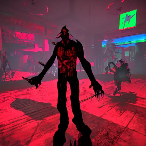 Image similar to fleshpound from [ [ [ [ [ killing floor ] ] ] ] ] at a rave