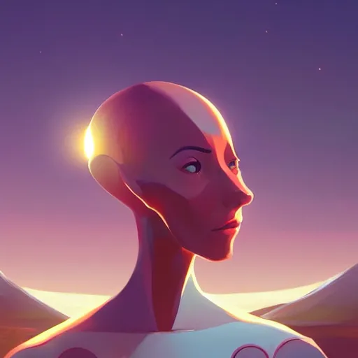 Image similar to face icon stylized minimalist the day the earth stood still, loftis, cory behance hd by jesper ejsing, by rhads, makoto shinkai and lois van baarle, ilya kuvshinov, rossdraws global illumination